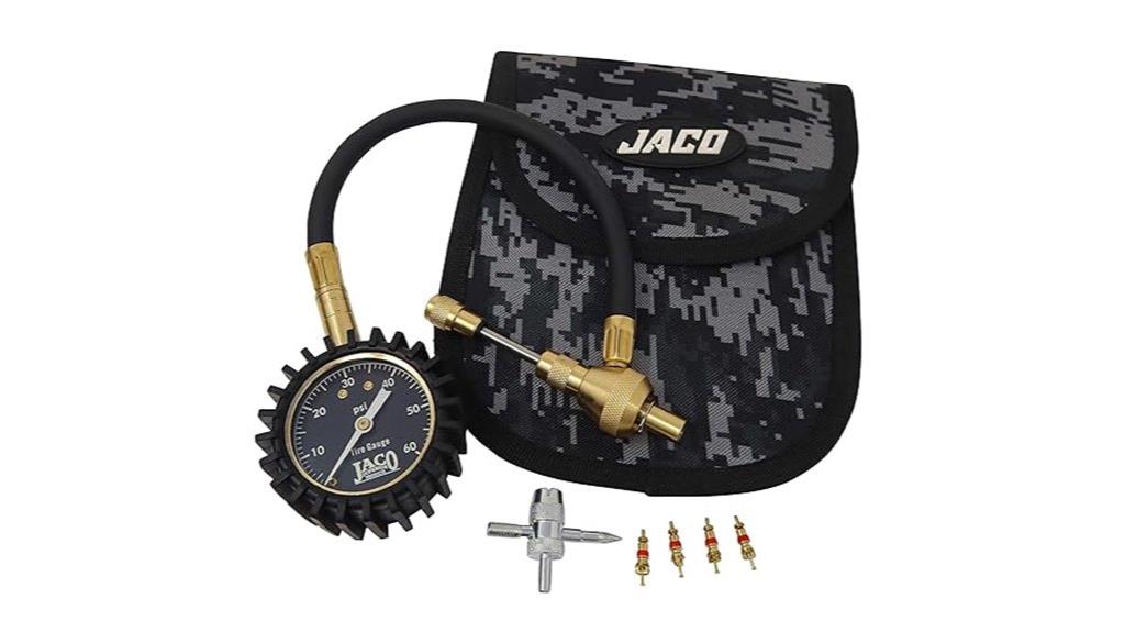 tire deflator with gauge