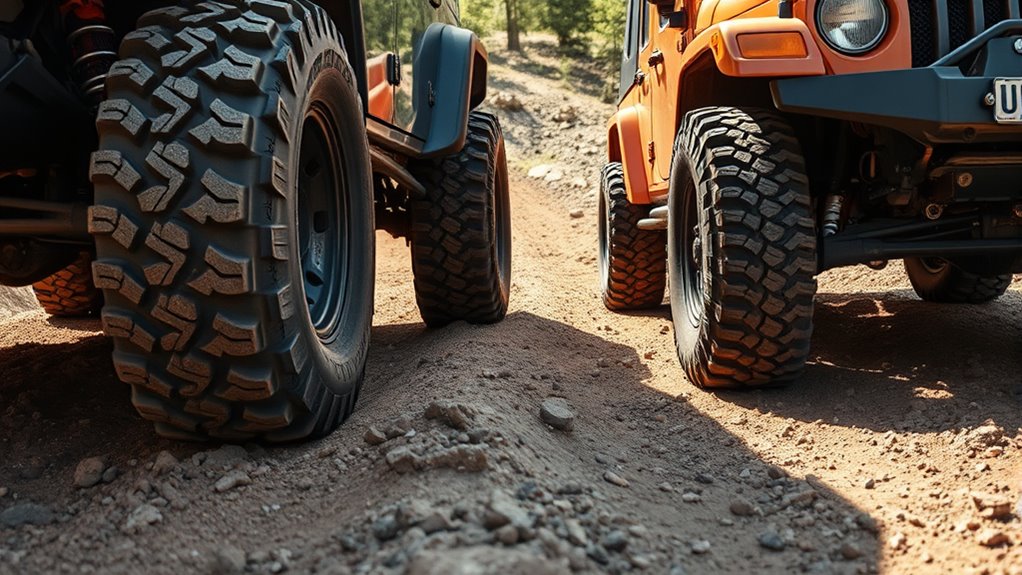 tire size influences off road speed