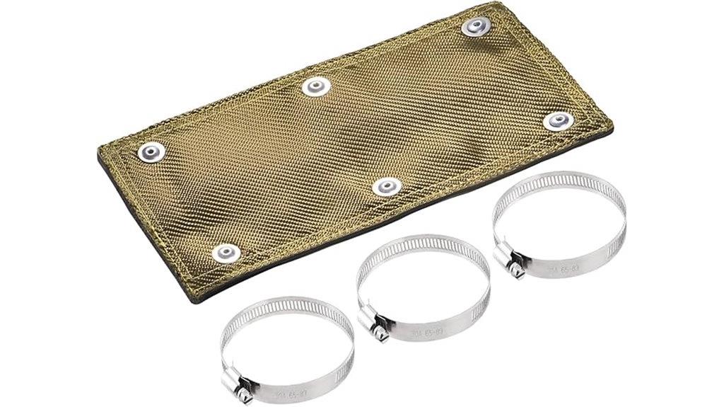 titanium exhaust heat shield