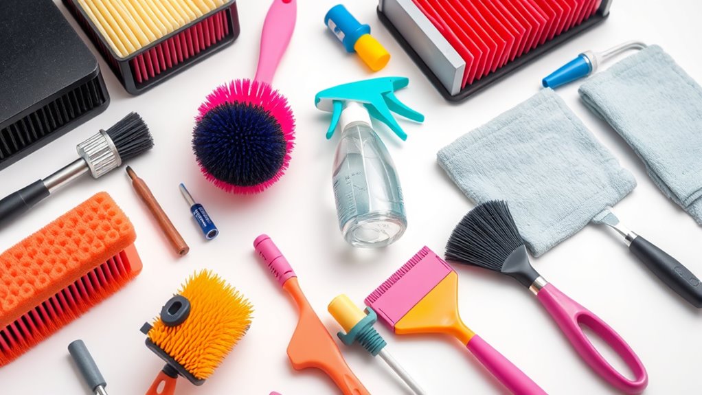 top air filter cleaning kits