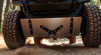 top off road skid plate guide