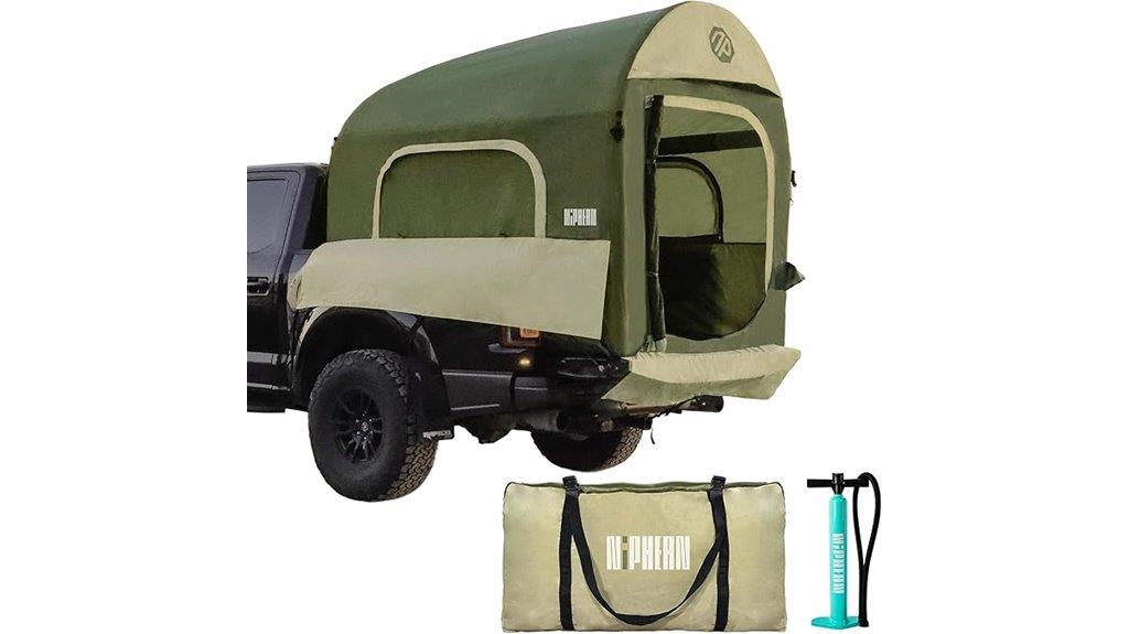 truck bed camping tent