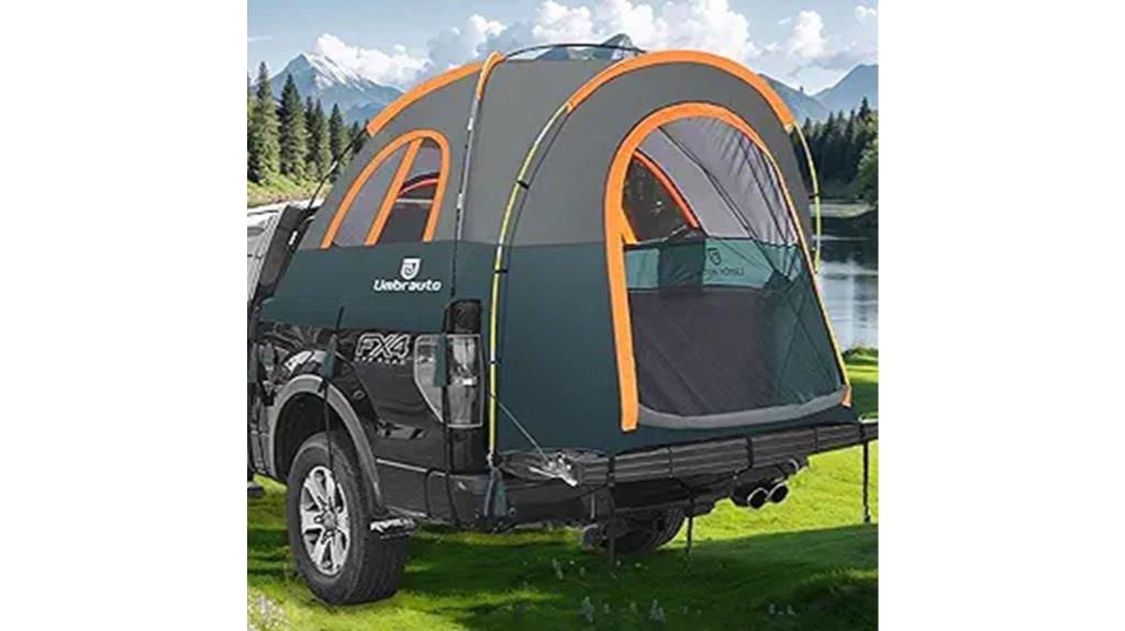 truck bed camping tent