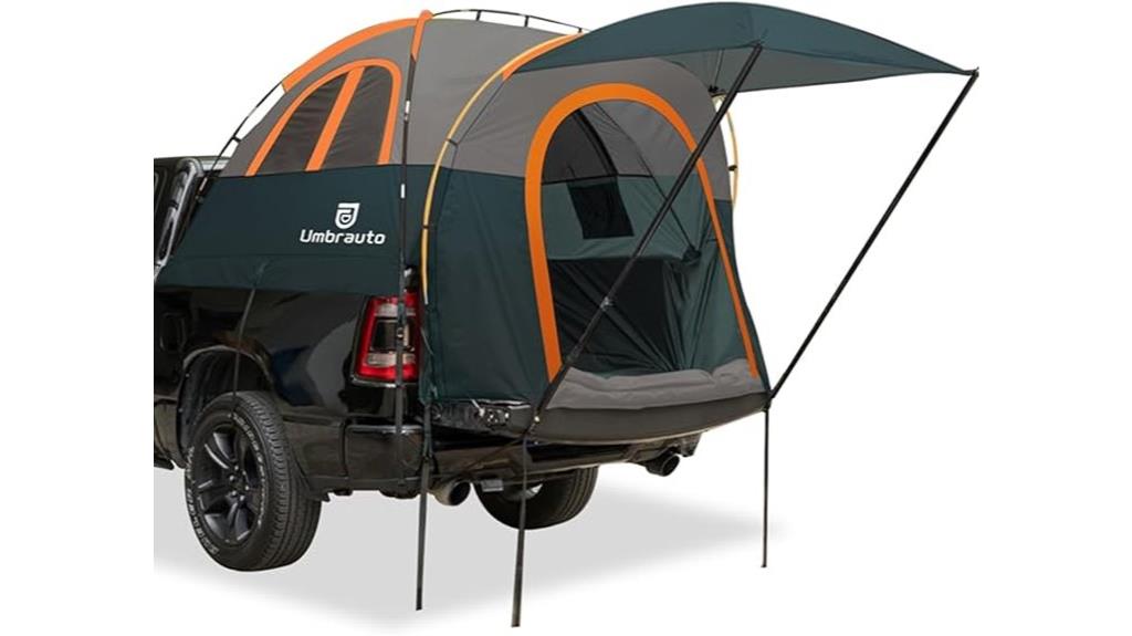 truck bed tent with awning