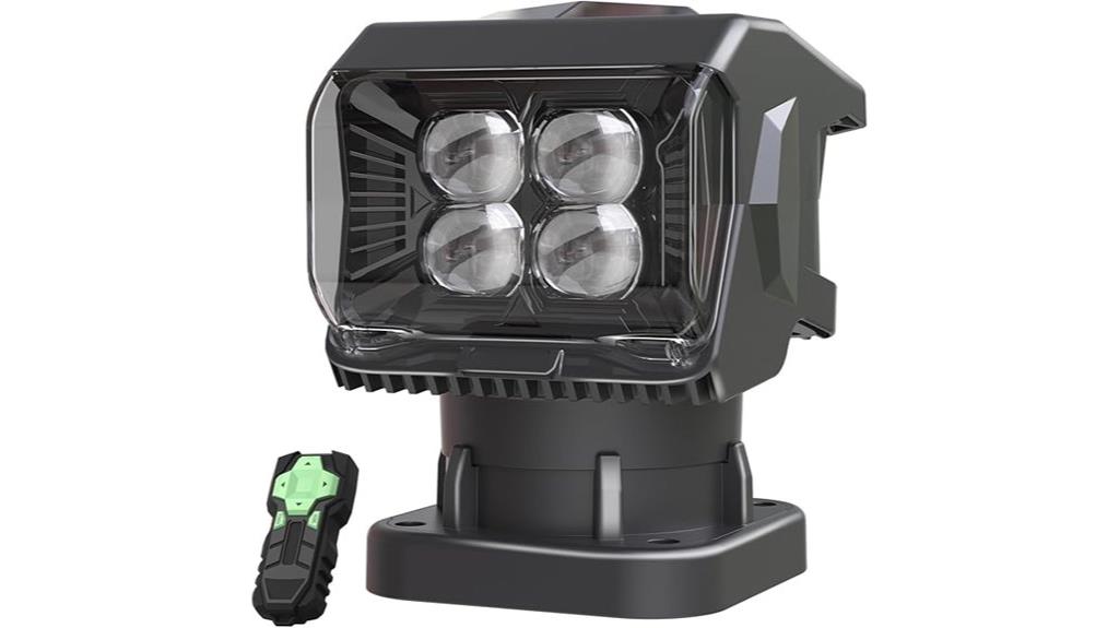 truck led spotlight remote