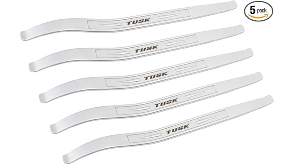 tusk shaped curved tire iron