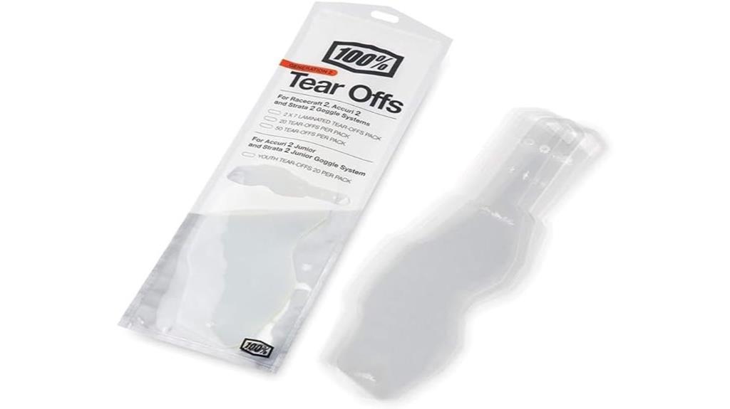 twenty pack tear offs