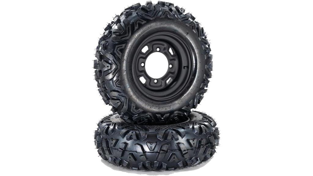 two atv tires set