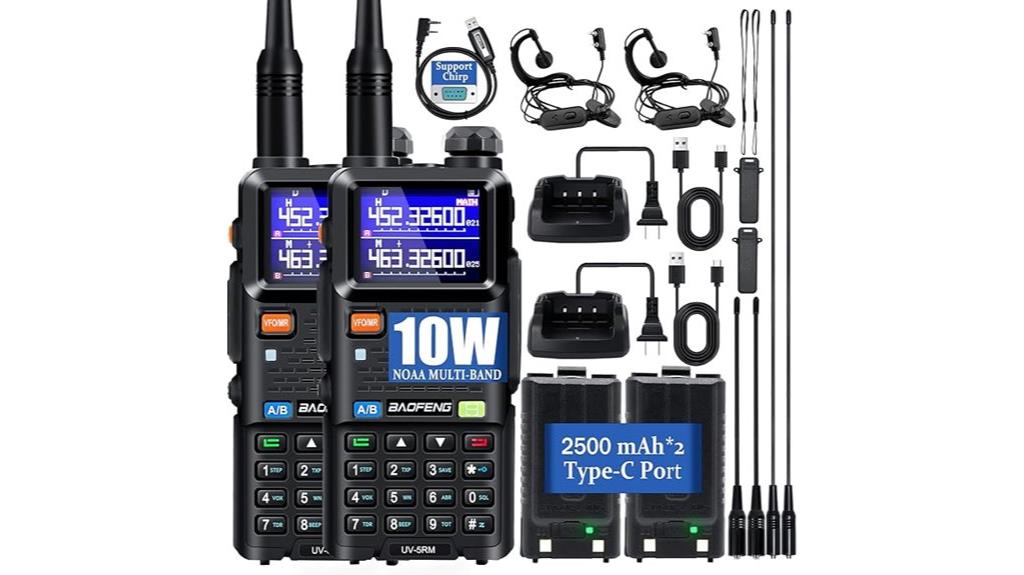 two pack 10w radios