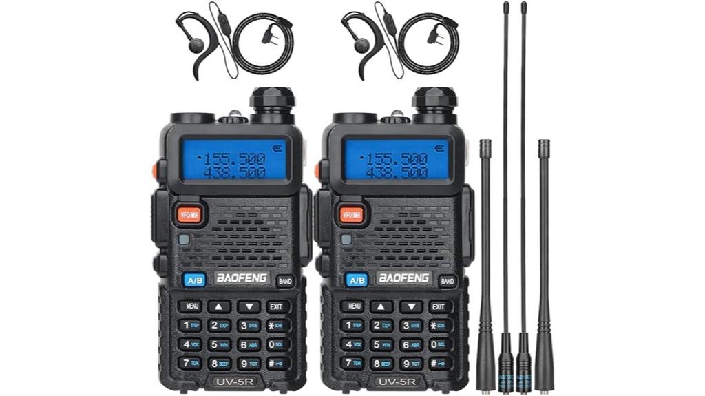 two pack baofeng radios