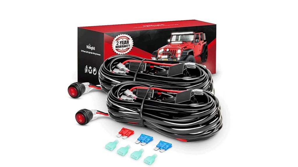 two pack led wiring harness
