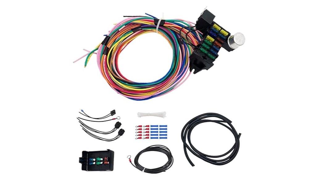universal 14 circuit wiring harness