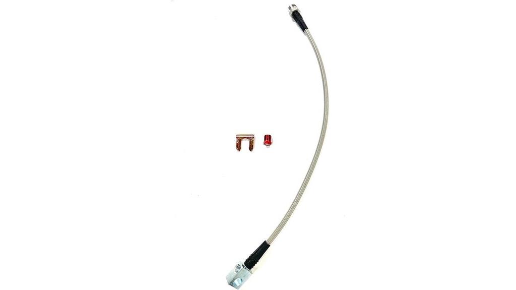 universal rear braided brake hose