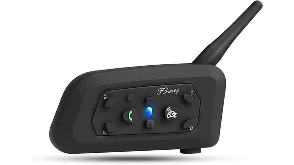 v6 bluetooth helmet intercom