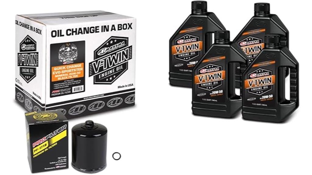 v twin chrome oil filter
