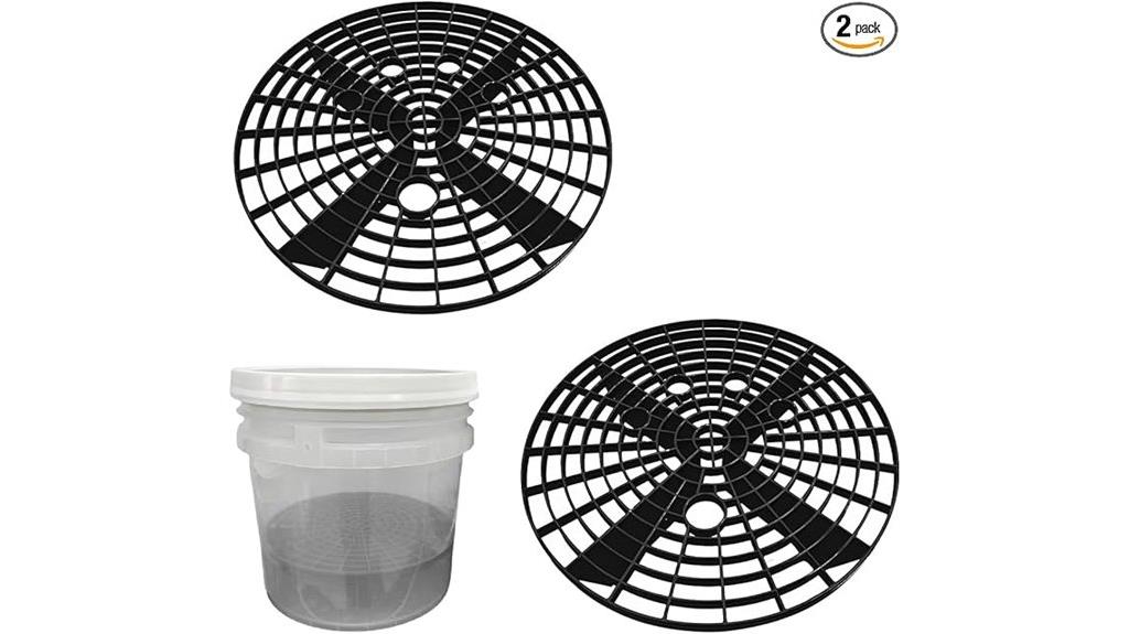 vehicle detailing grit traps