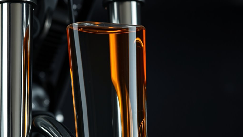 viscosity affects bike control