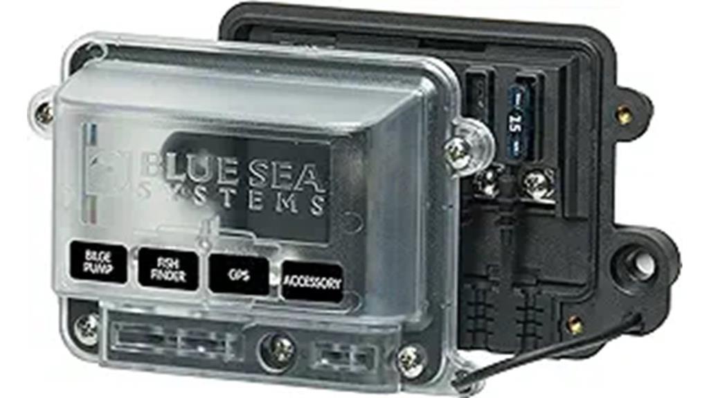 water resistant 4 circuit fuse block