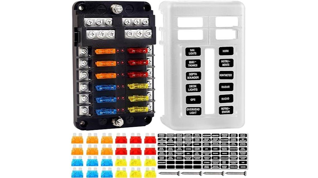 waterproof automotive fuse block