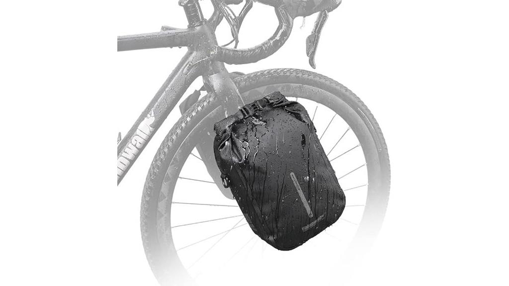 waterproof bike fork bag