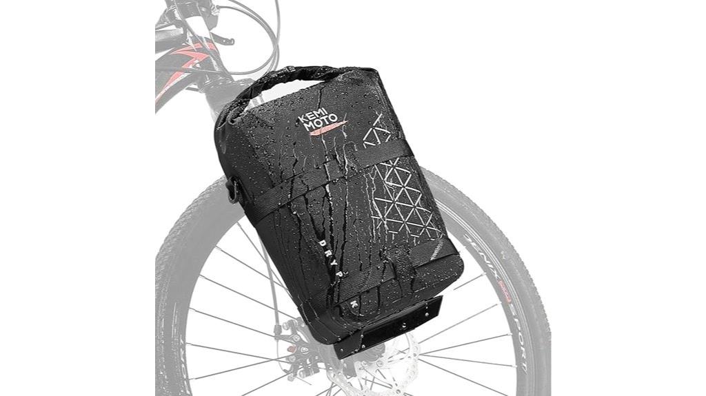 waterproof bike front pannier