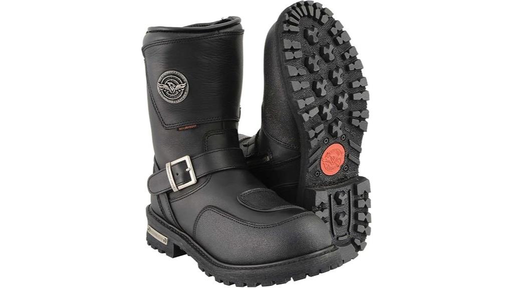 waterproof biker boots