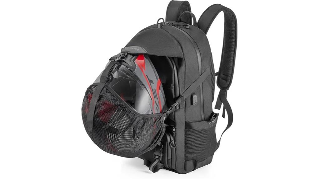 waterproof expandable motorcycle backpack