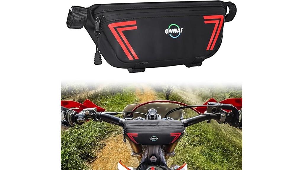 waterproof motorcycle handlebar bag
