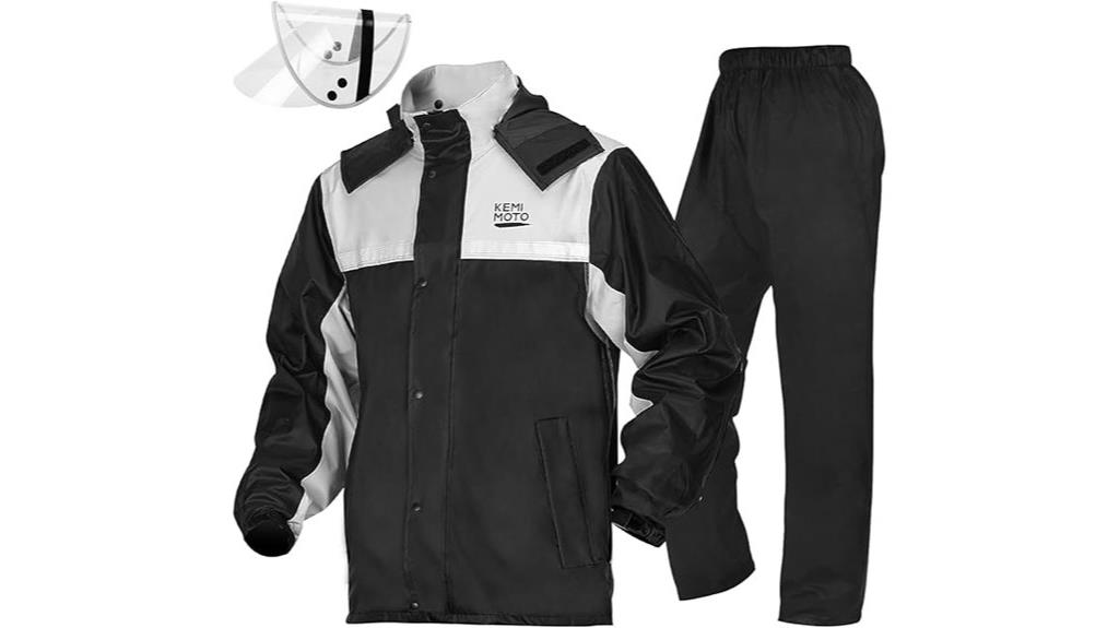 waterproof motorcycle rain suit