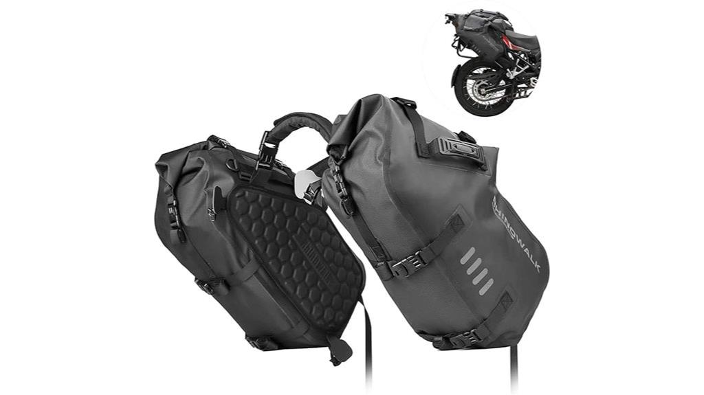 waterproof motorcycle saddle bags
