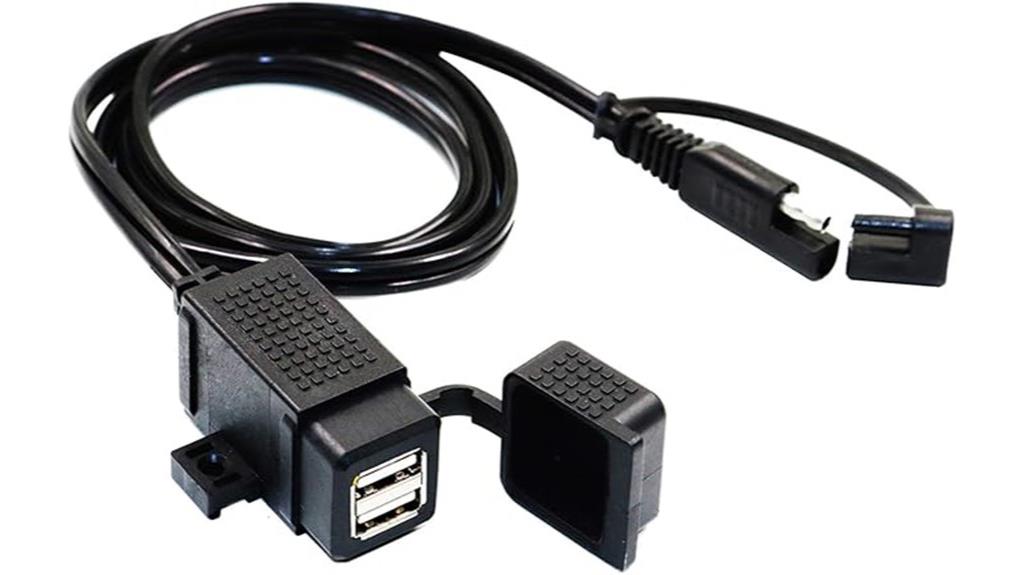 waterproof motorcycle usb charger