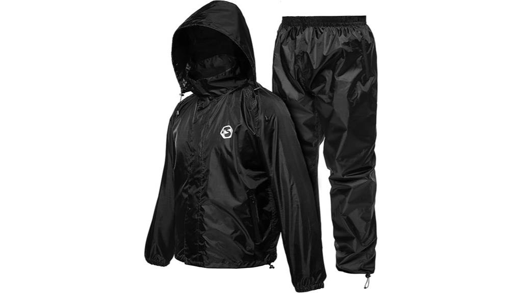 waterproof rain suit