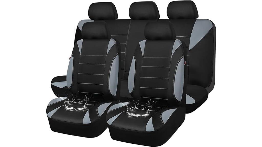 waterproof seat cover set