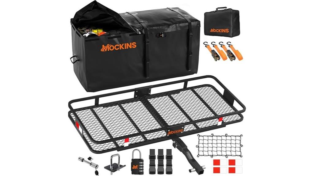 weatherproof hitch cargo carrier