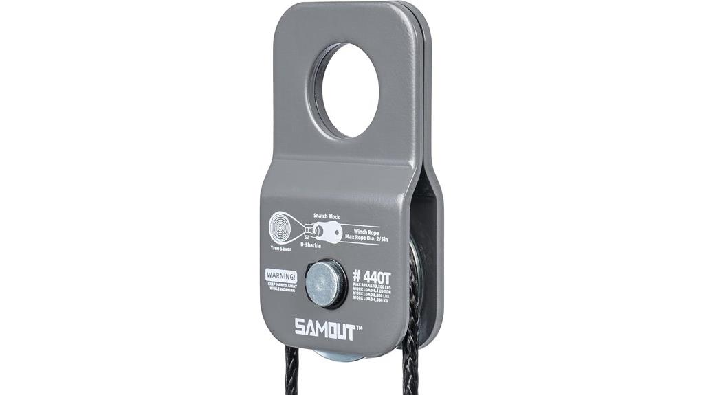 winch snatch block pulley