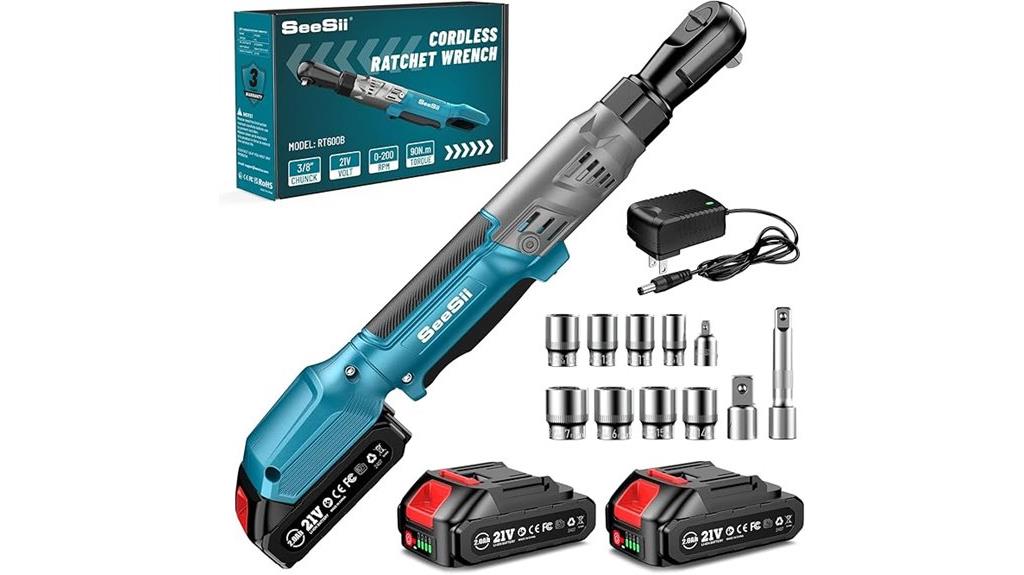 wireless 21v ratchet set