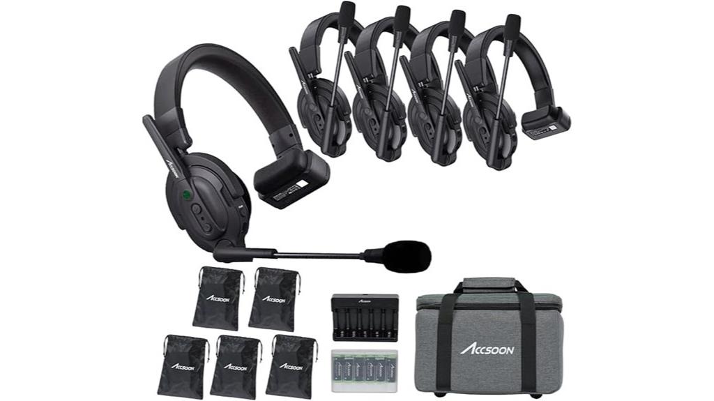 wireless headset intercom system