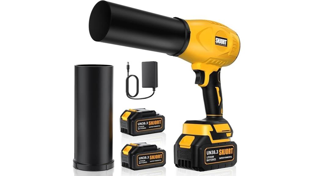 wireless yard cleanup tool