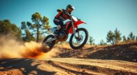 dirt bike tricks and physics