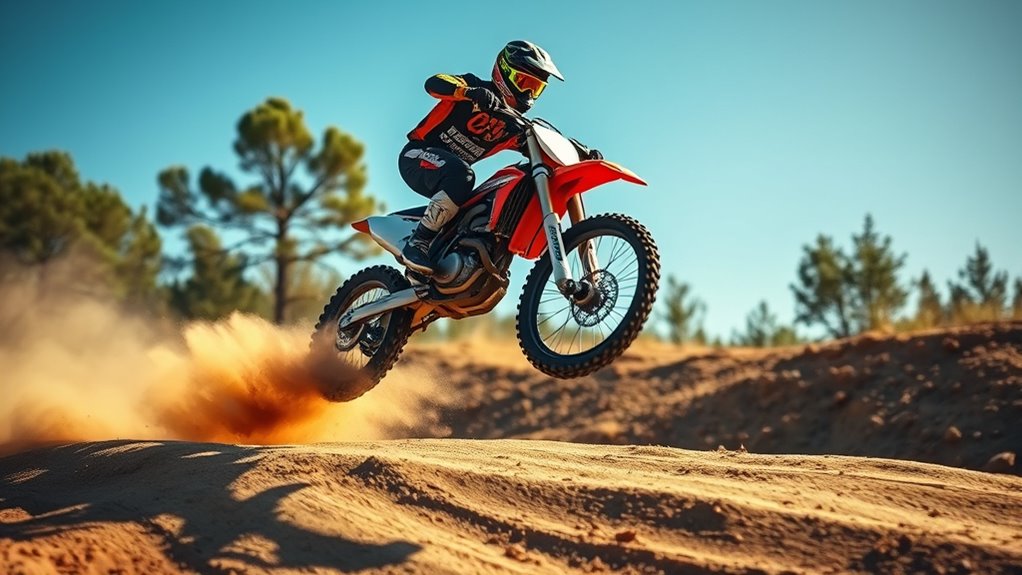 dirt bike tricks and physics