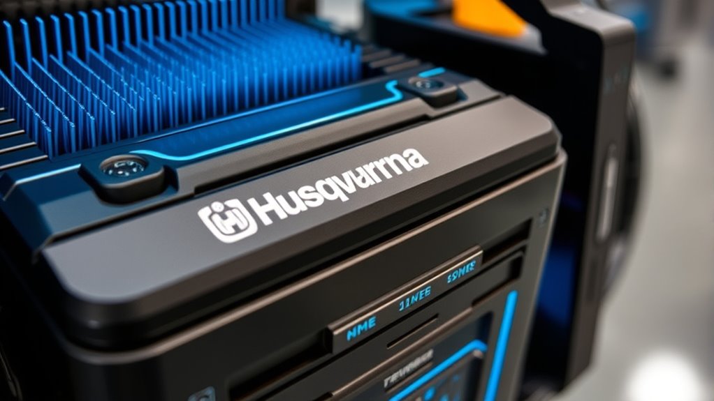 husqvarna battery cooling methods