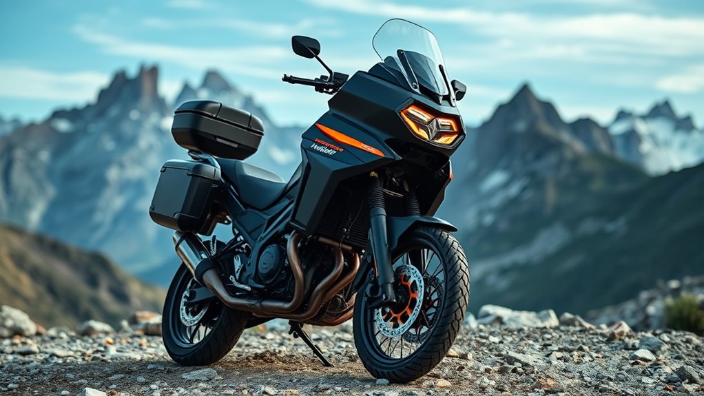 hybrid electric adventure motorcycles