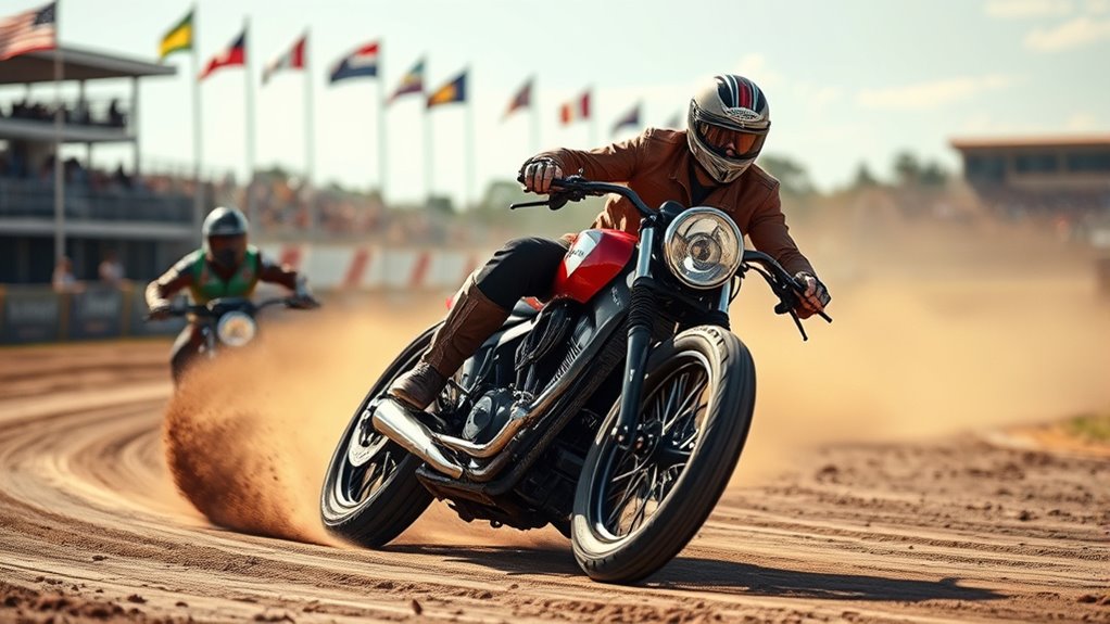 indian scout s flat track triumph