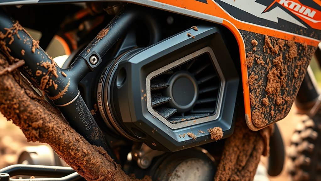 optimized dirt resistant air intake