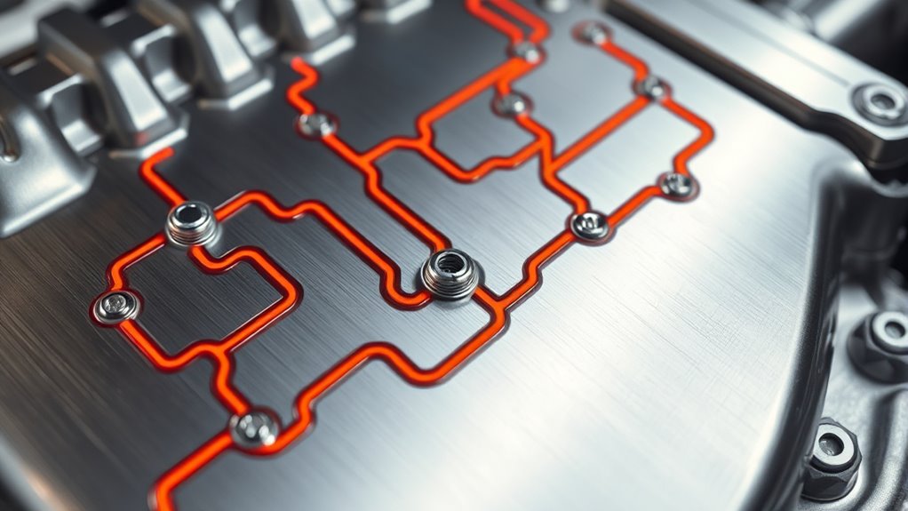 optimized oil circulation design