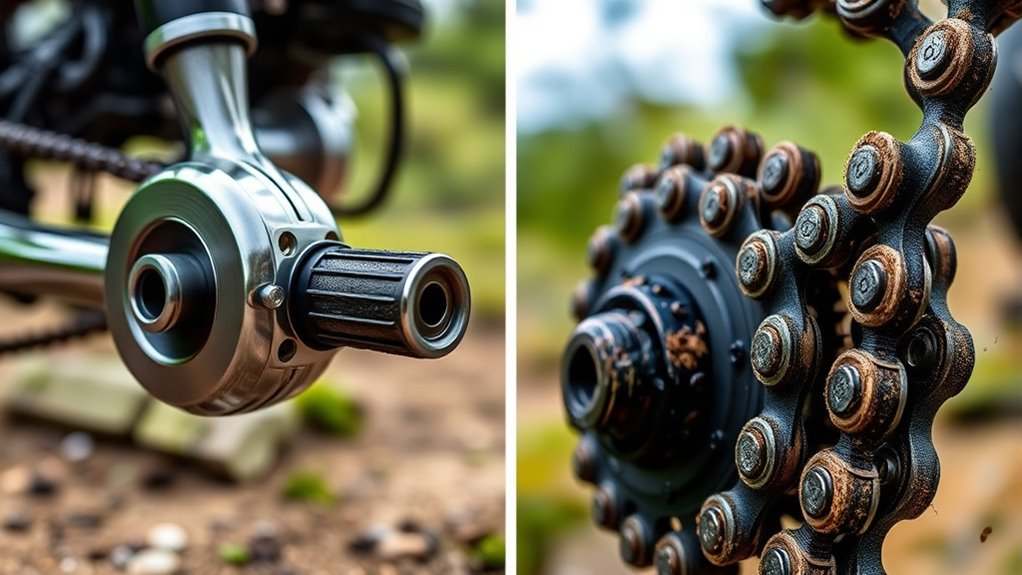 shaft vs chain maintenance