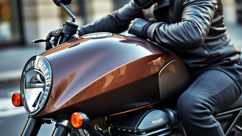 stylish ergonomic fuel tanks