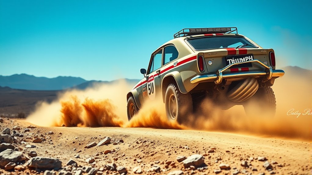 triumph off road racing heritage