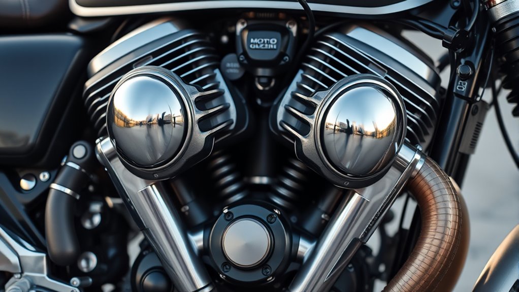 unique moto guzzi engine layout