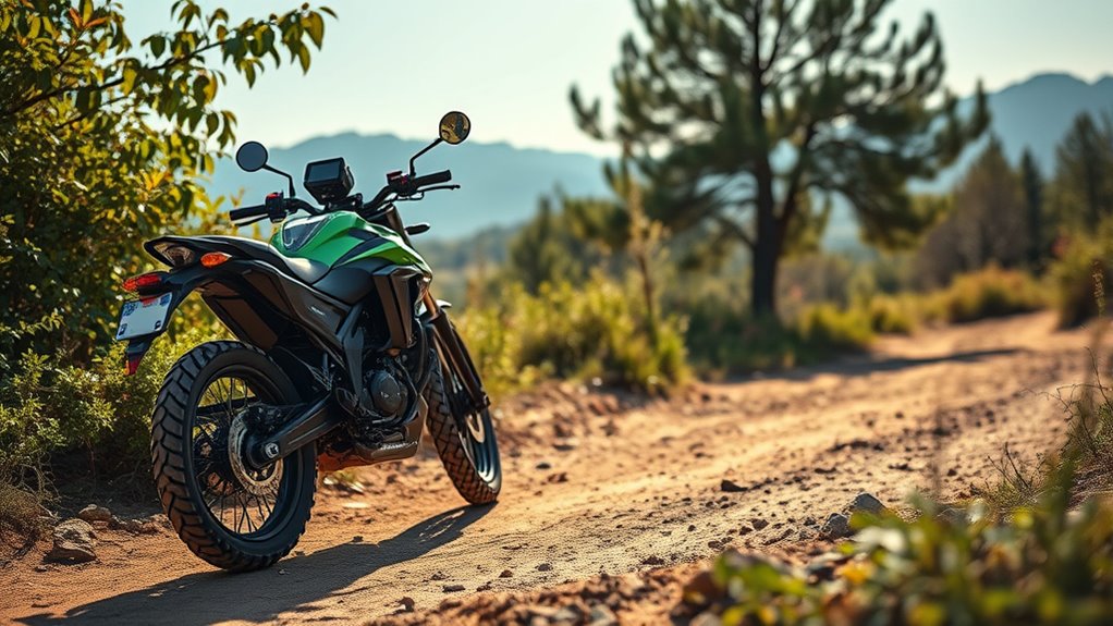 versatile adventure off road motorcycle